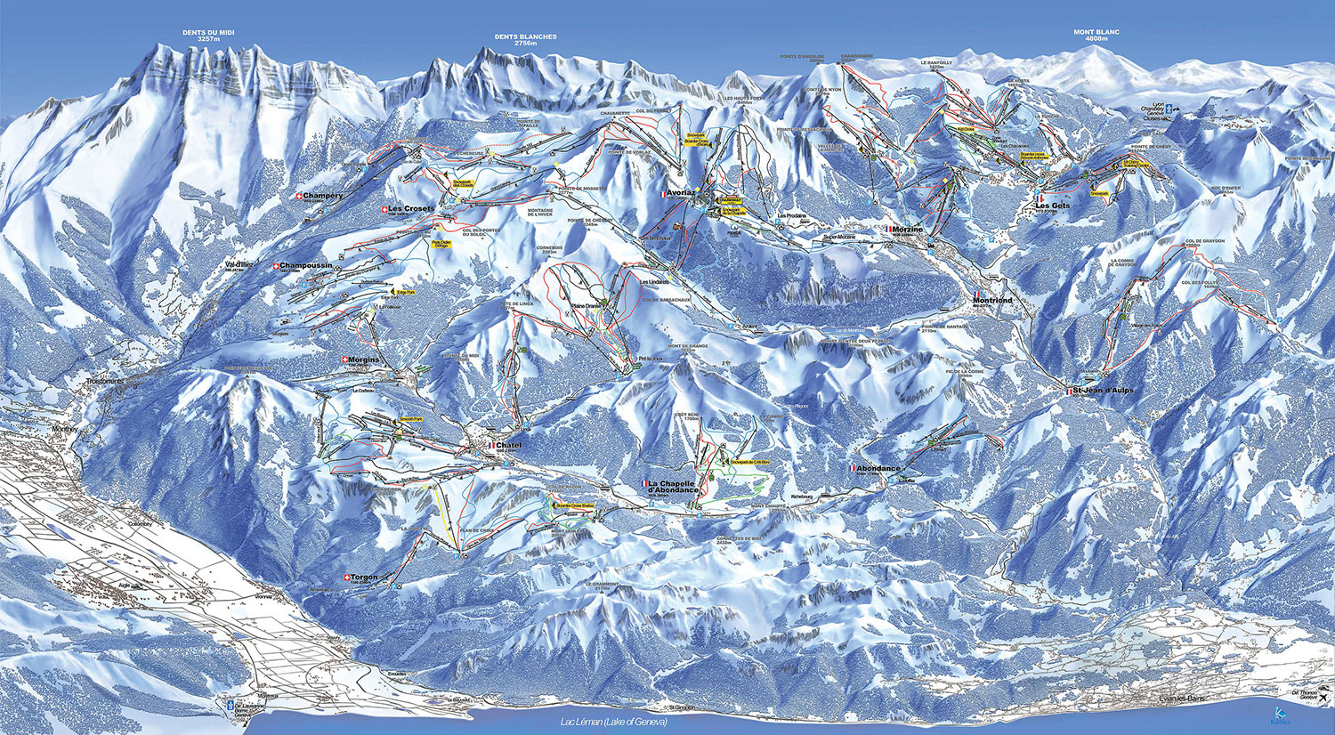 champery Piste Map