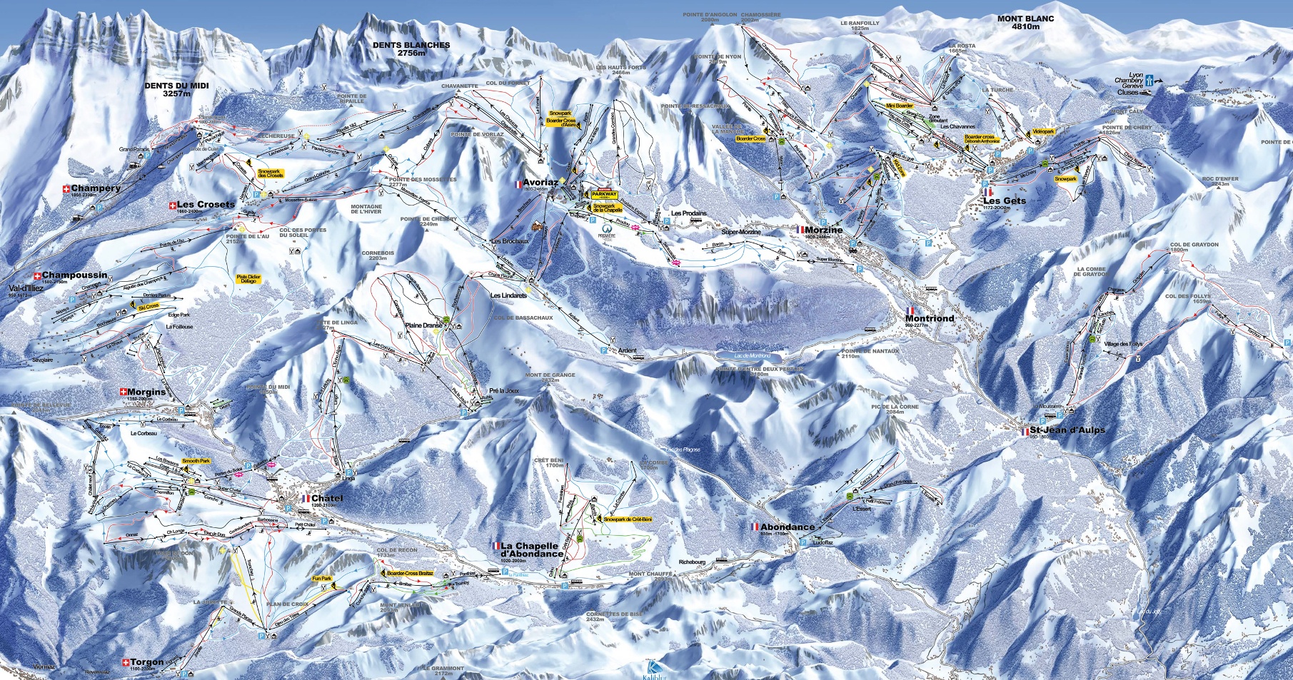 Morzine Piste Map