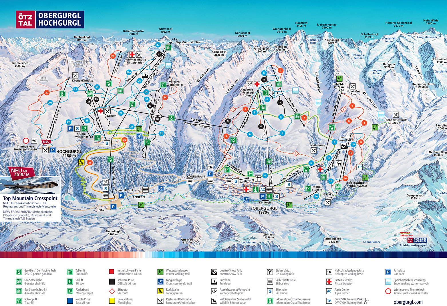 obergurgl-hochgurgl Piste Map