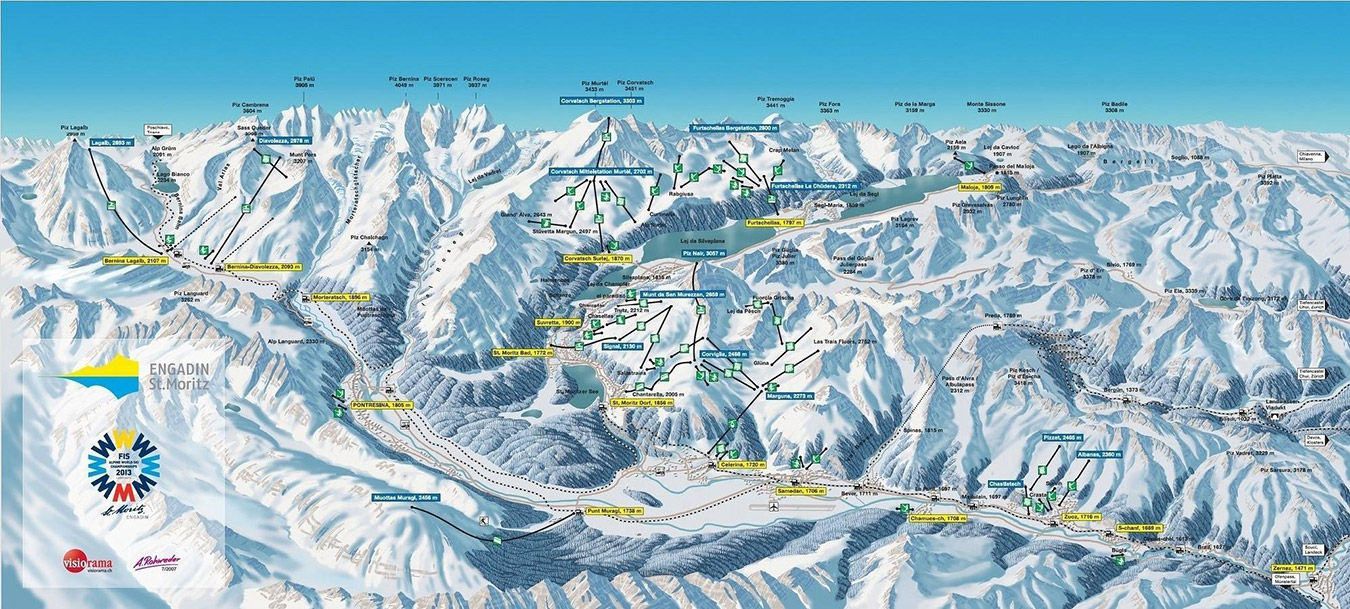 stmoritz Piste Map